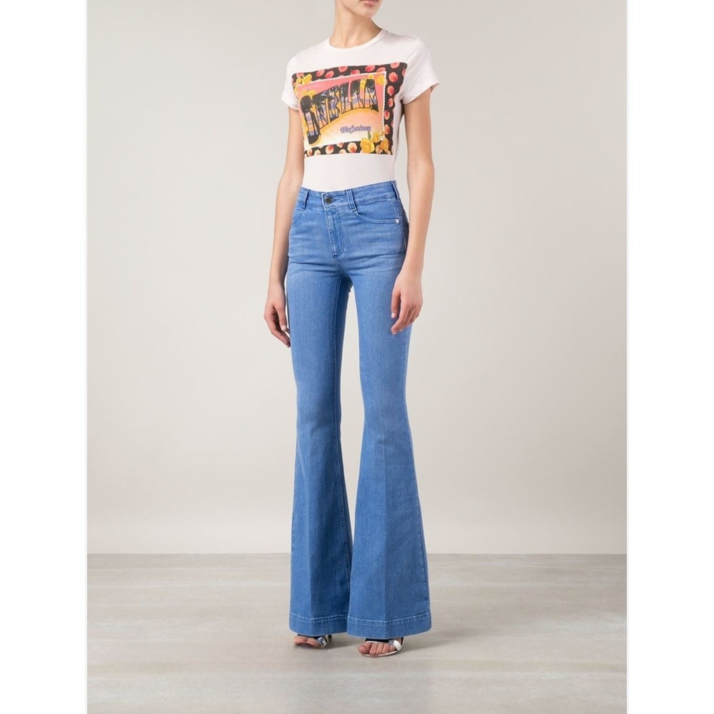 Stella McCartney 70's Blue Flare Leg Jeans Size 27 141